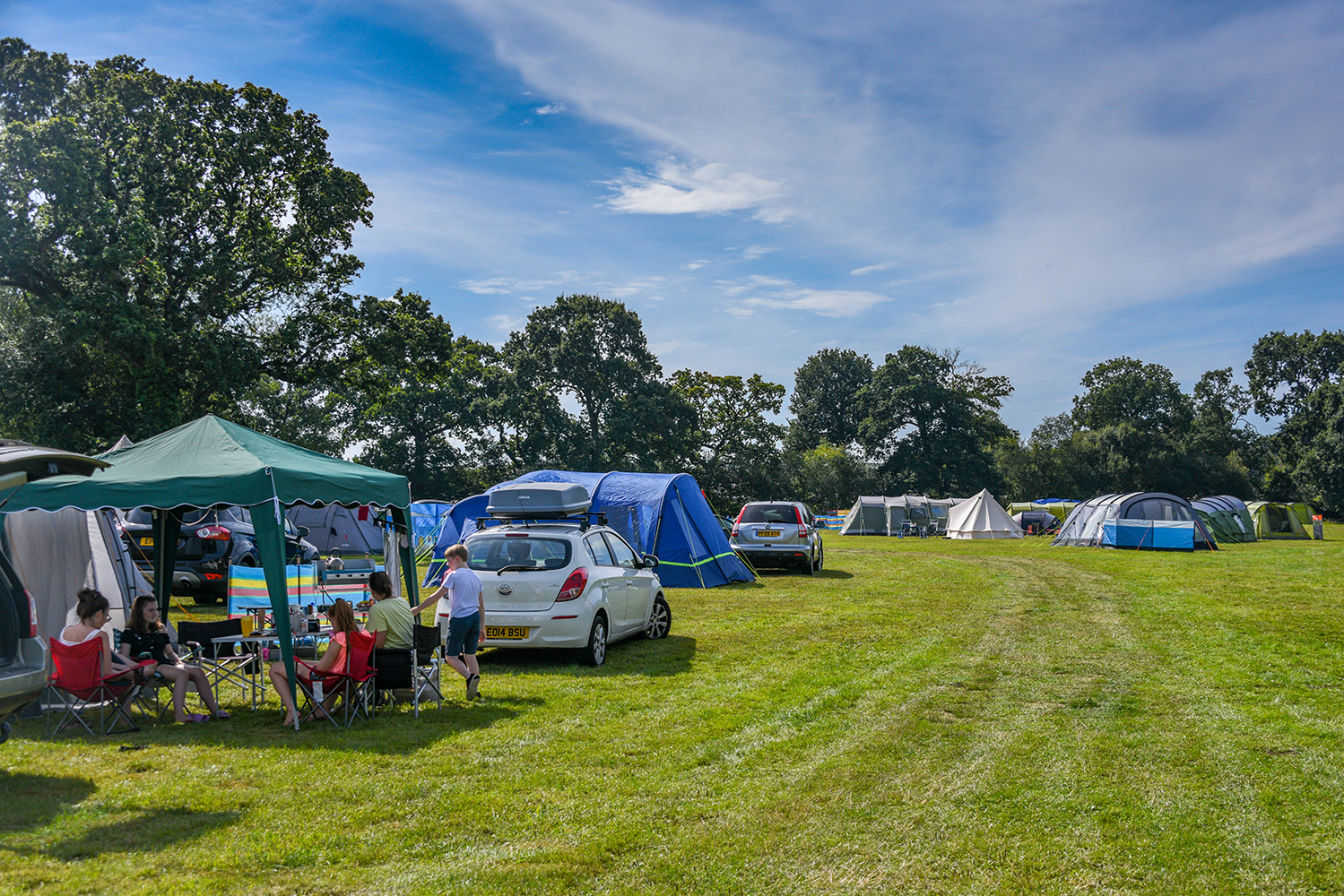 camping field at sandyholme holiday park