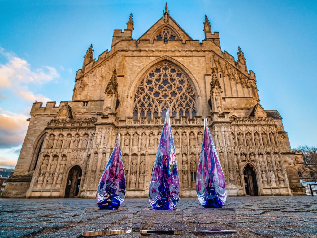 South West Tourism Awards 2020. Exeter Cathedral.