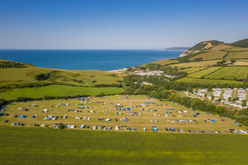 golden cap holiday park campsite