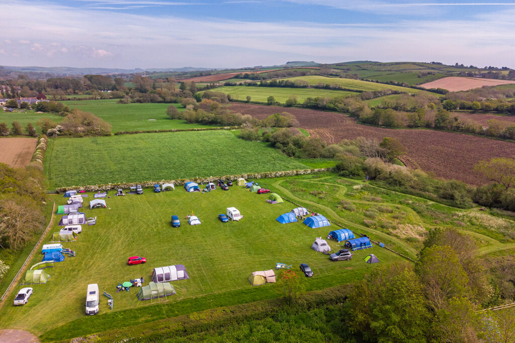 graston copse lower meadow campsite in dorset