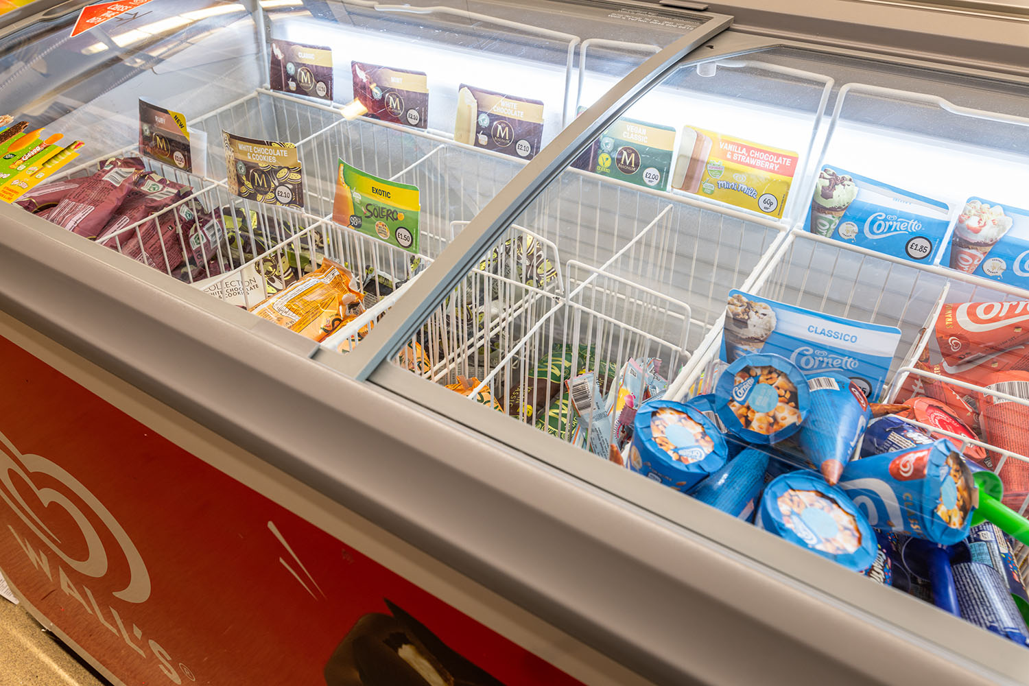 ice cream for sale in golden cap spar shop
