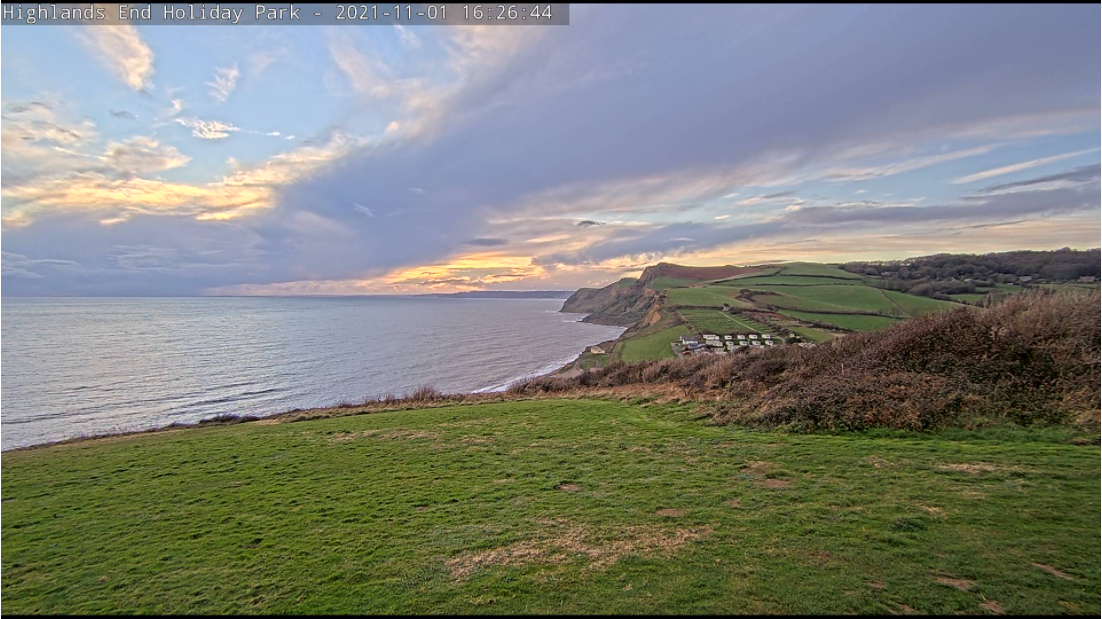 eype webcam view over the jurassic coast