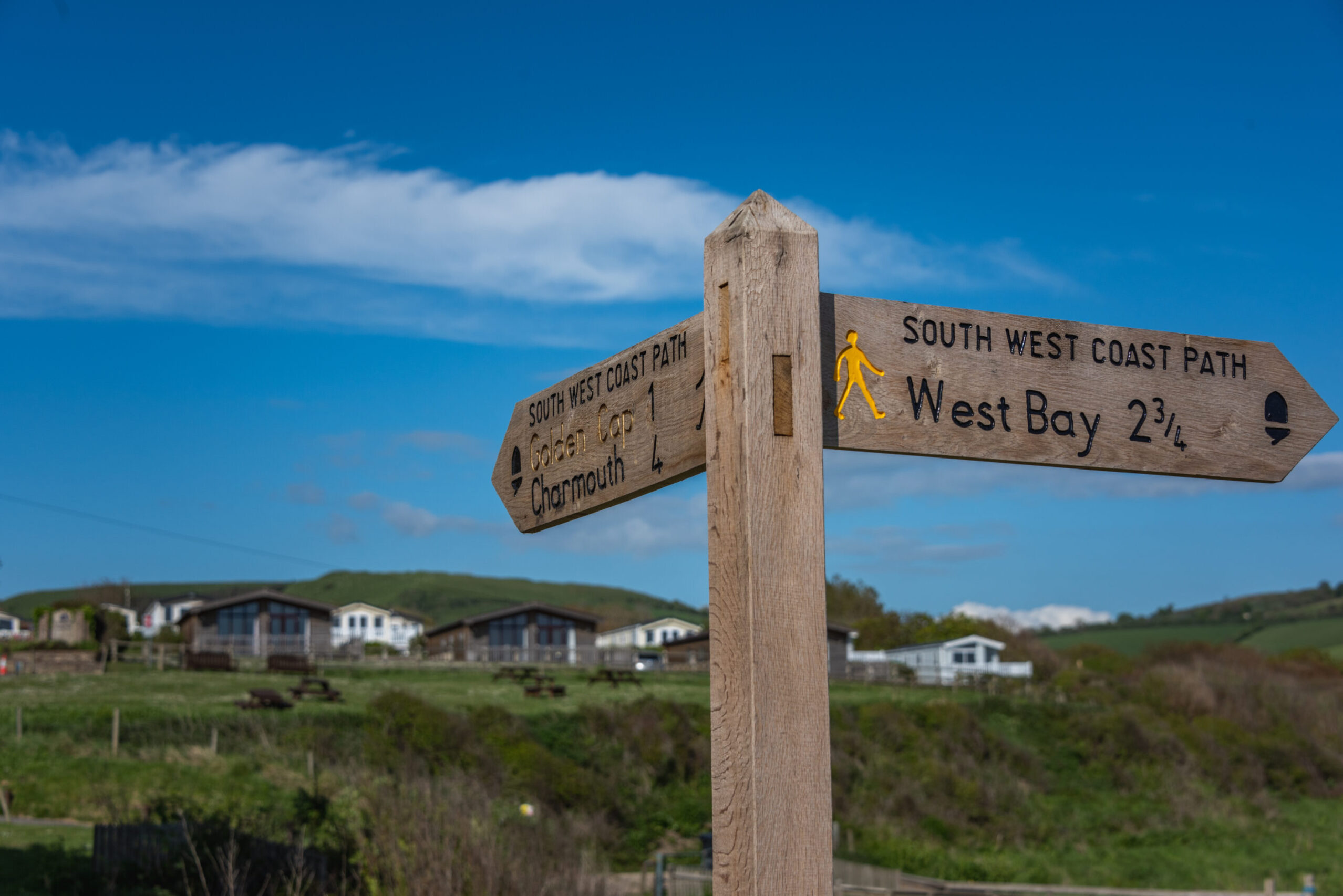South west coast path sign dorset